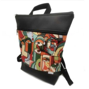 Mochila artesanal ojos picasso